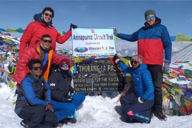 Nepal Annapurna Circuit Trek 19 days.
