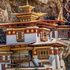 Tiber Nest Monastery Bhutan.